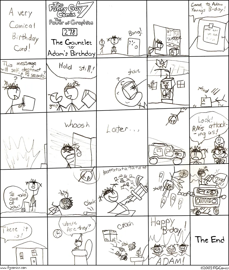 The Gauntlet -to- Adam's Birthday